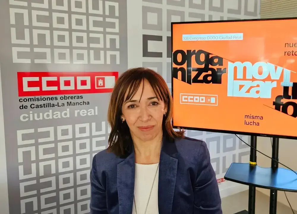 Esther Serrano, secretaria general de CCOO-Ciudad Real