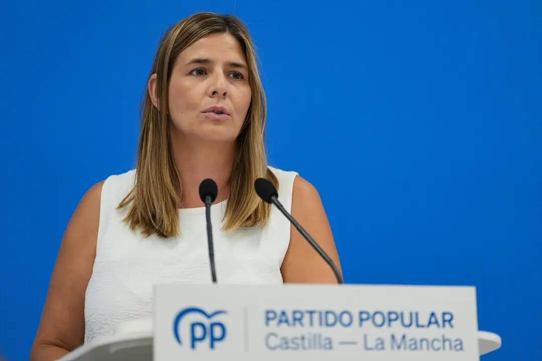 La secretaria general y portavoz parlamentaria del Partido Popular de Castilla-La Mancha, Carolina Agudo