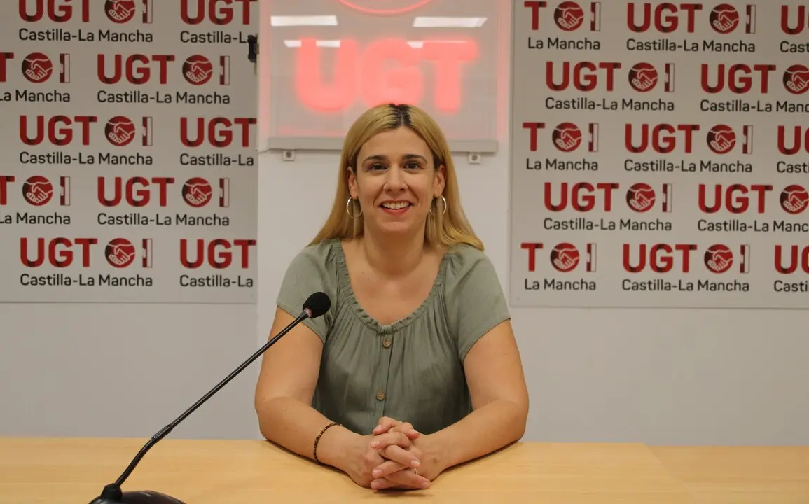 La coordinadora regional de Prevenci&oacute;n de Riesgos Laborales de UGT Castilla-La Mancha, Irene Ortega
