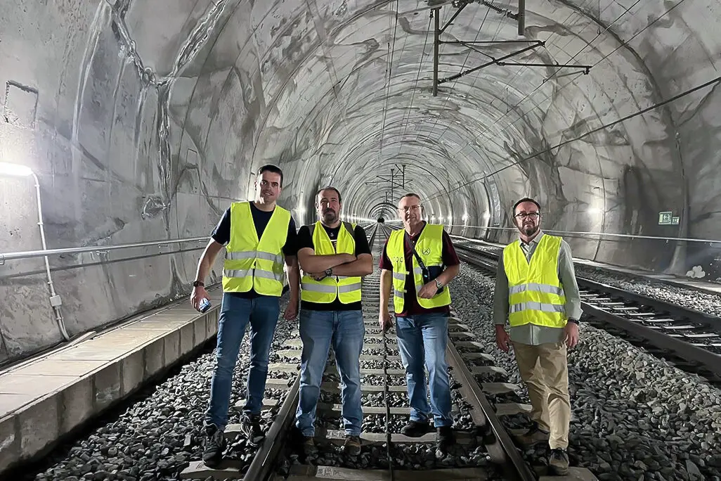 La visita de inspecci&oacute;n se realiz&oacute; de madrugada, cuiando no existe tr&aacute;fico ferroviario