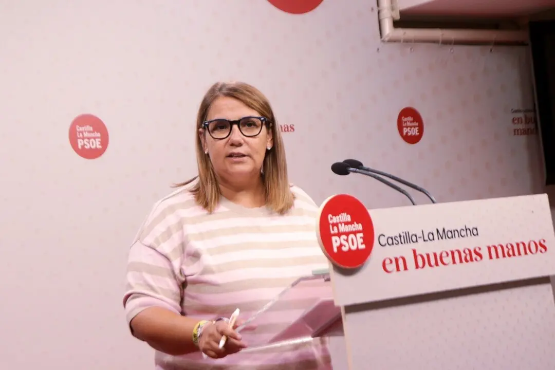 La presidenta de la Ejecutiva provincial del PSOE de Toledo, Tita Garc&iacute;a &Eacute;lez
