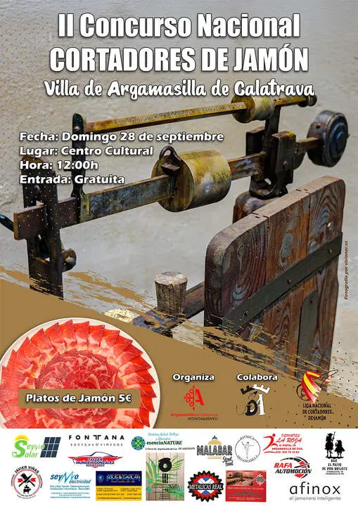 Cartel del concurso que se celebra este pr&oacute;ximo domingo