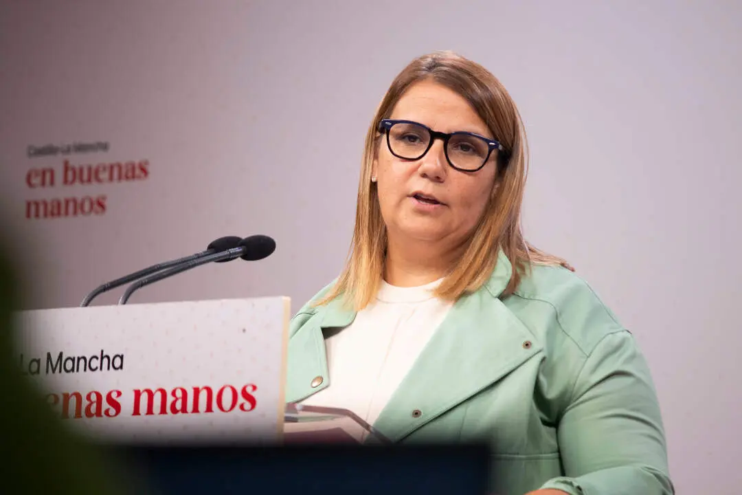 La presidenta de la Ejecutiva provincial del PSOE de Toledo, Tita Garc&iacute;a &Eacute;lez
