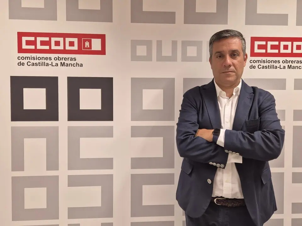 El secretario general de Comisiones Obreras Castilla &ndash; La Mancha, Javier Ortega