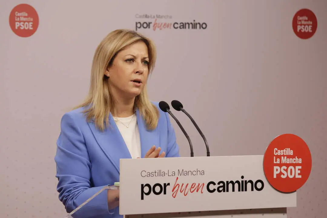 La portavoz del grupo socialista en las Cortes de Castilla-La Mancha, Ana Isabel Abeng&oacute;zar