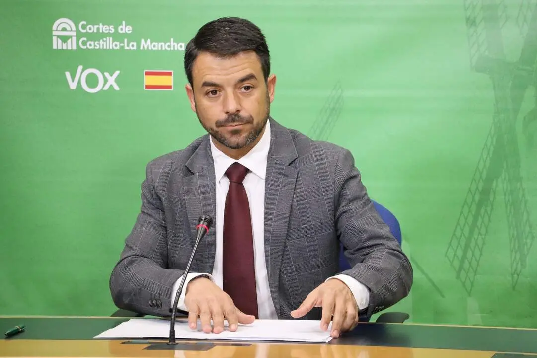 El portavoz de Sanidad de Vox en las Cortes, Iv&aacute;n S&aacute;nchez