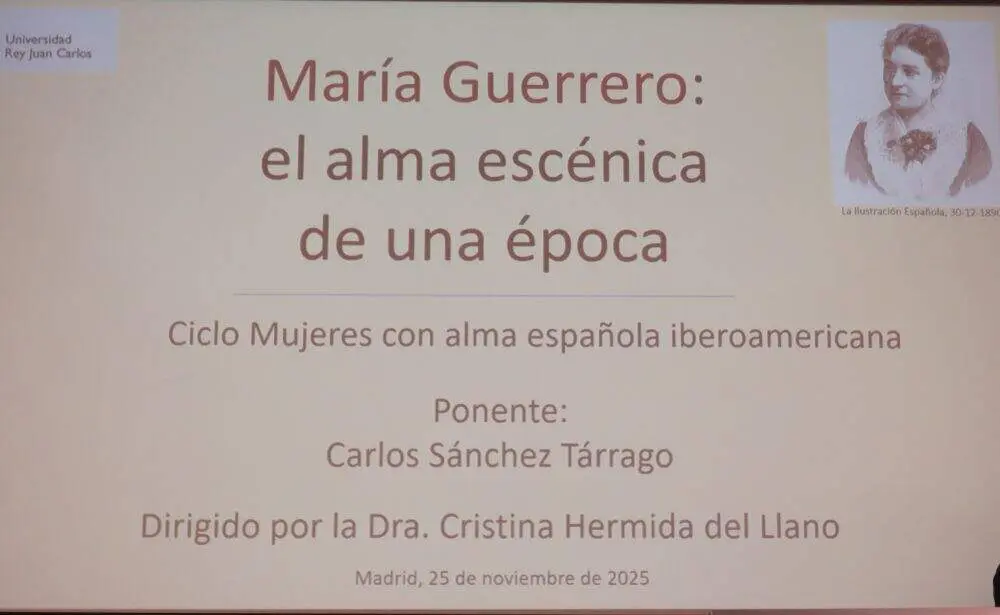 T&iacute;tulo de la ponencia del doctor en Historia, Carlos S&aacute;nchez T&aacute;rrago, investigador y escritor