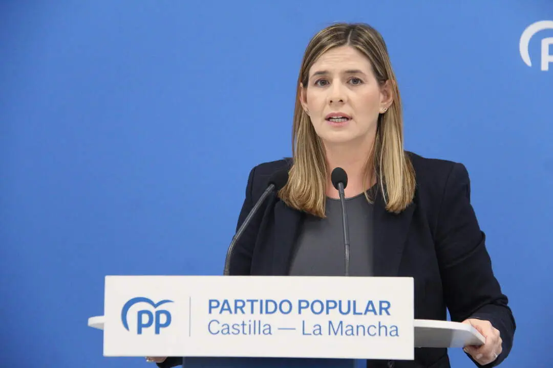 La secretaria general y portavoz parlamentaria del Partido Popular de Castilla-La Mancha, Carolina Agudo