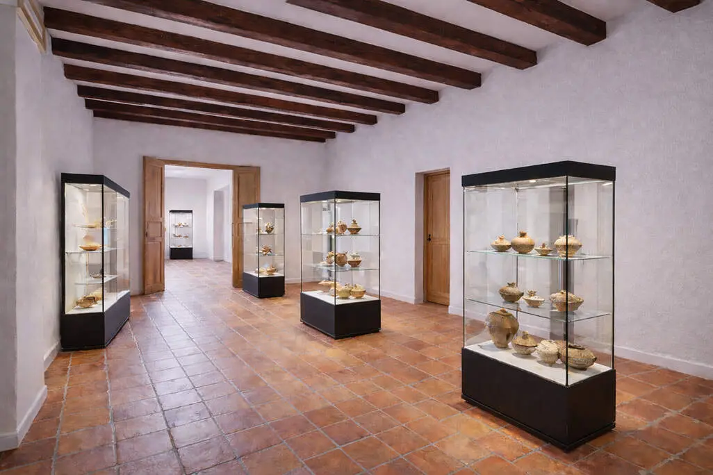 Recreaci&oacute;n de una de las salas tal y como quedar&aacute; para exposici&oacute;n de piezas arqueol&oacute;gicas