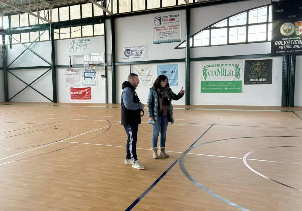 Gema Garc&iacute;a y Jos&eacute; Manuel Rodr&iacute;guez comprueban el &eacute;xitoso resultado de las mejoras