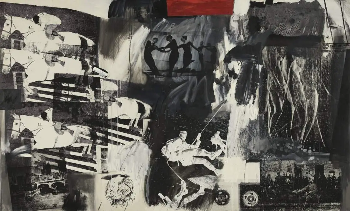 Express, 1963. Robert Rauschenberg