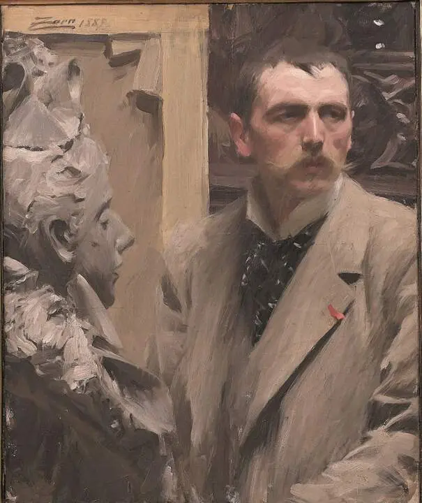 Anders Zorn. Autorretrato, 1889
