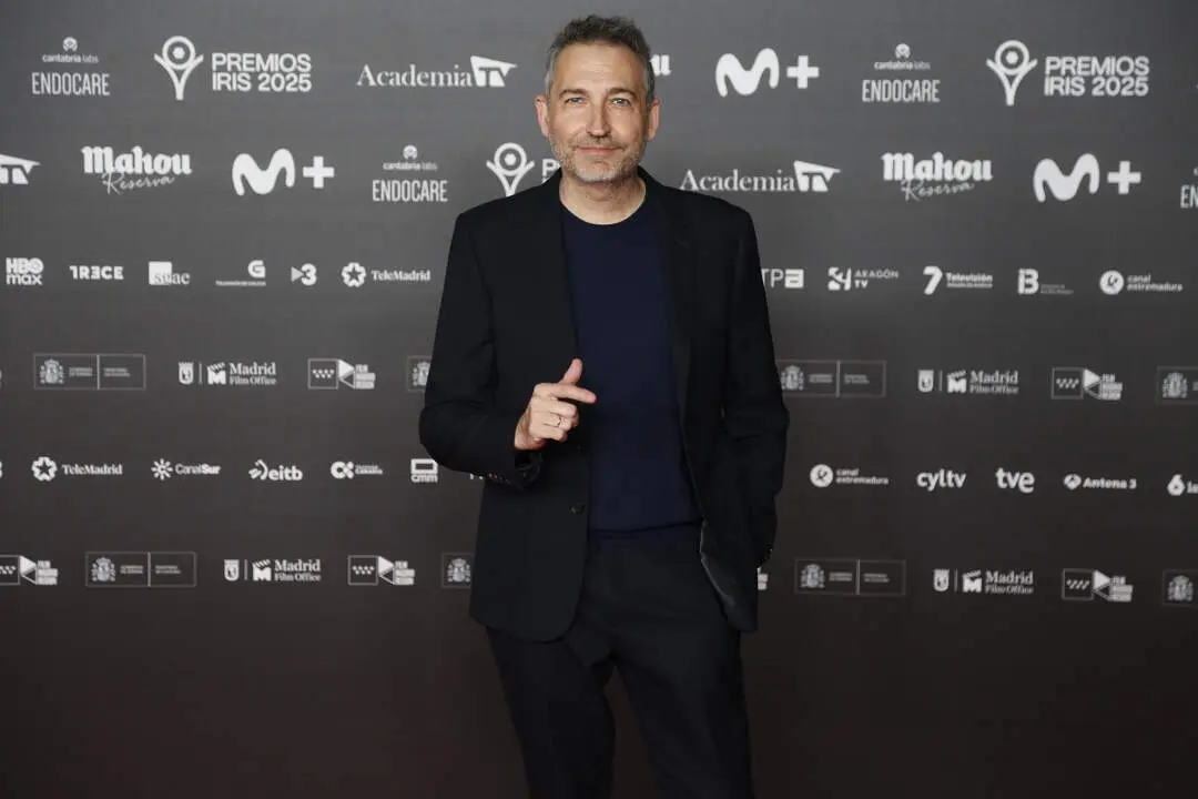 Frank Blanco en la alfombra roja de la &uacute;litma edici&oacute;n de los premios Iris de la Academia de la Televisi&oacute;n (Santi Burgos)