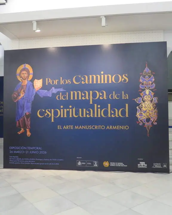 La exposici&oacute;n se puede visitar en la Sala Hip&oacute;stila de la Biblioteca Nacional de Espa&ntilde;a