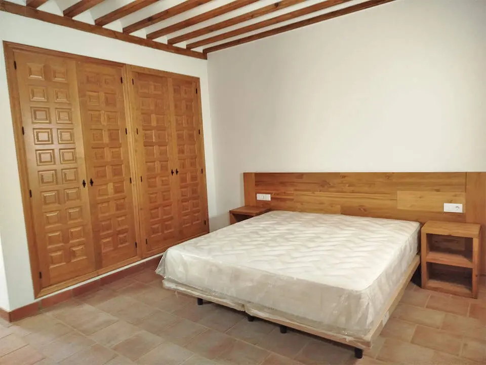 Una de las habitaciones del Palacio de la Claver&iacute;a de Aldea del Rey
