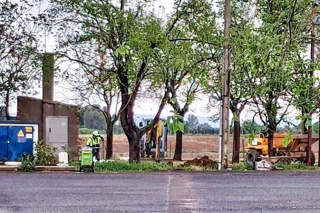 Trabajos que se llevan a cabo en la red de agua de Argamasilla de Calatrava