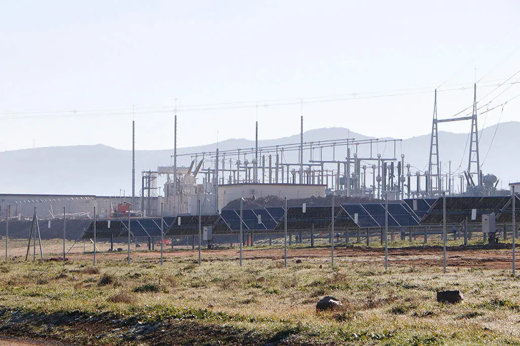 Una de las instalaciones fotovoltaicas del t&eacute;rmino torte&ntilde;o