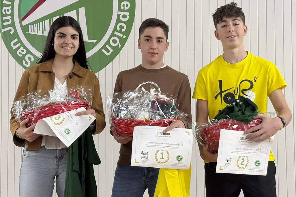 Podio de clasificaci&oacute;n general