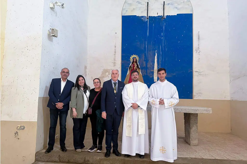 Autoridades, hoy junto a la patrona de La Bienvenida