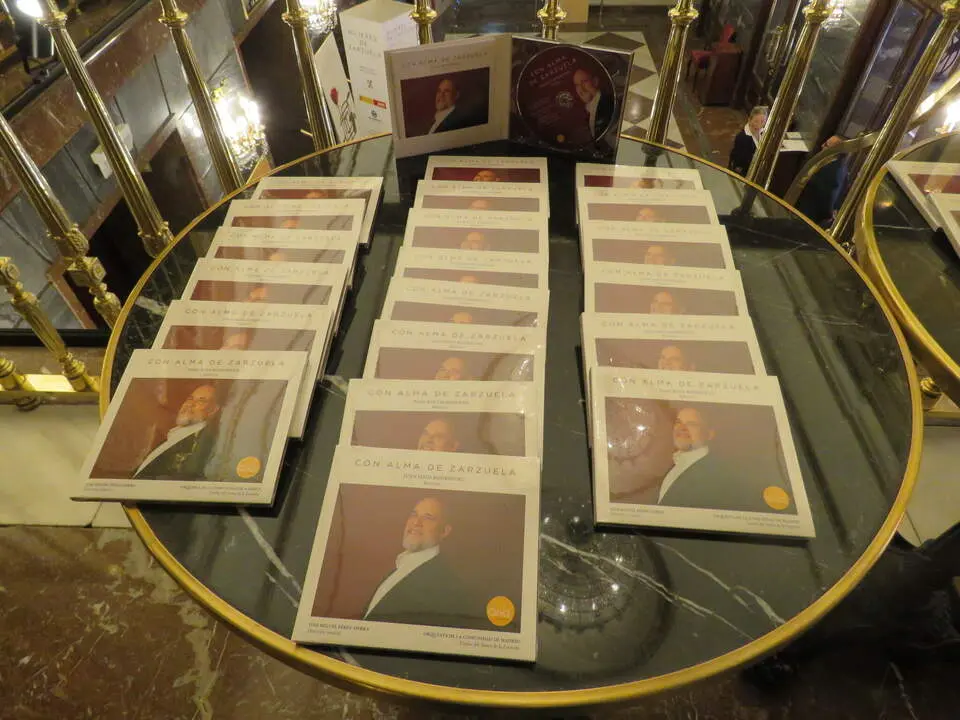 El disco 'Con alma de zarzuela' fue presentado en el Teatro de la Zarzuela de Madrid