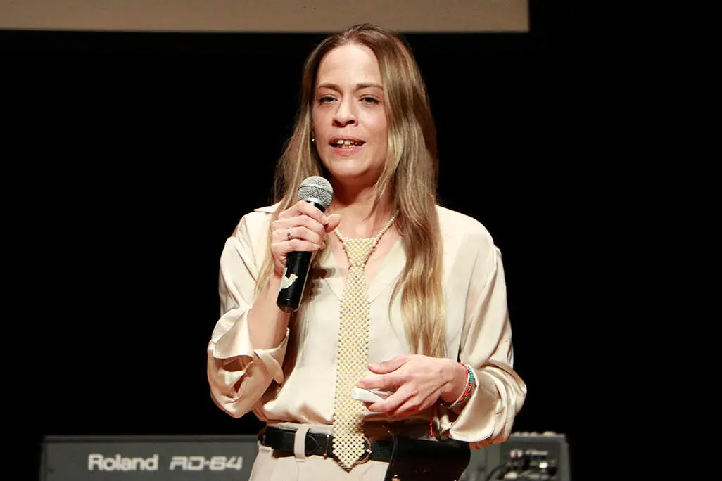 Violeta Zapata, responsable de la campa&ntilde;a de difusi&oacute;n