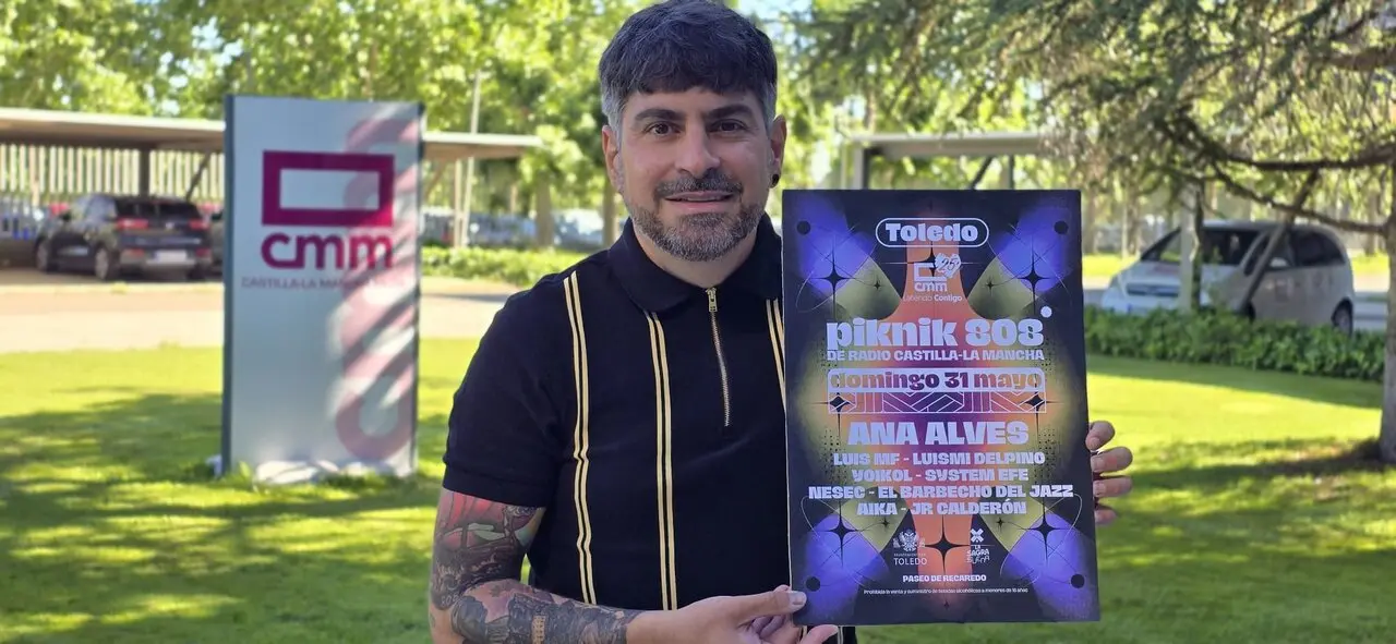 Juan Antonio Lorente presenta el cartel del Piknik 808 en Radio Castilla-La Mancha