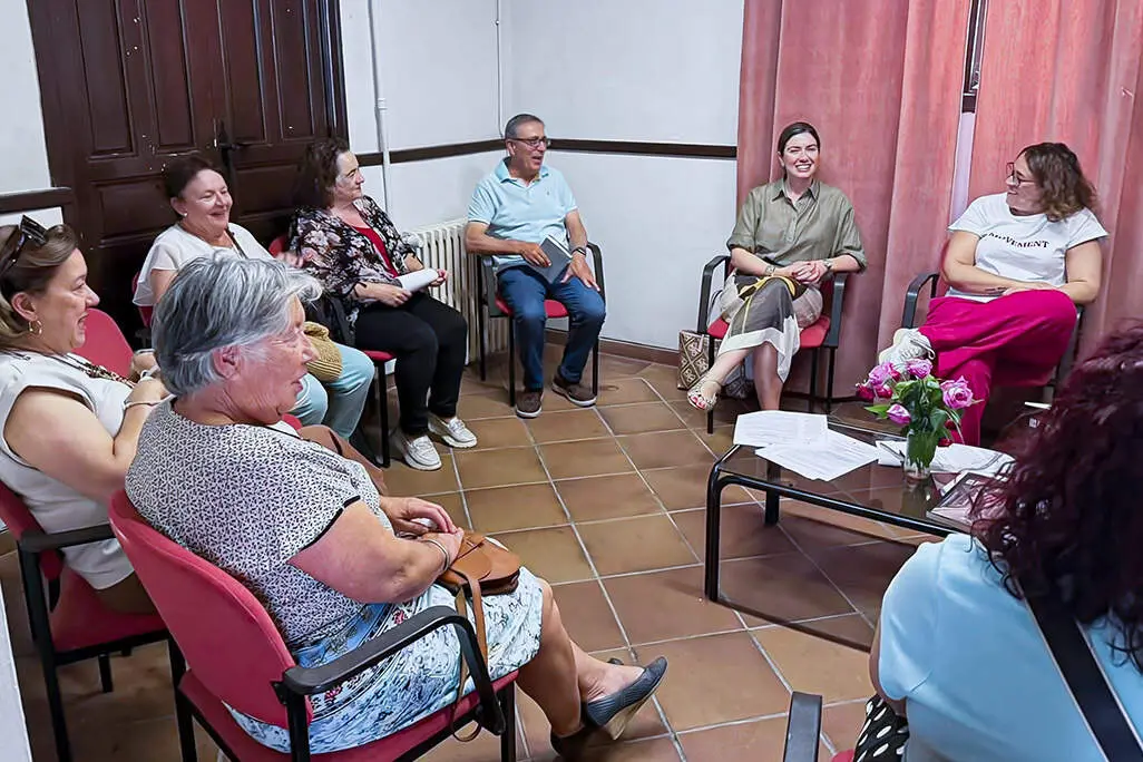 Un momento del encuentro protagonizado este mi&eacute;rcoles por Cristina Hontanilla