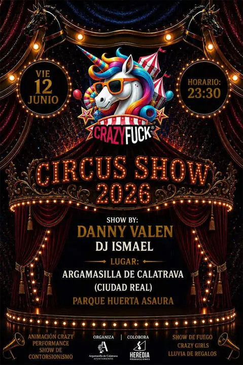 Cartel del nuevo evento que ha organizado para este viernes el Ayuntamiento de Argamasilla de Calatrava