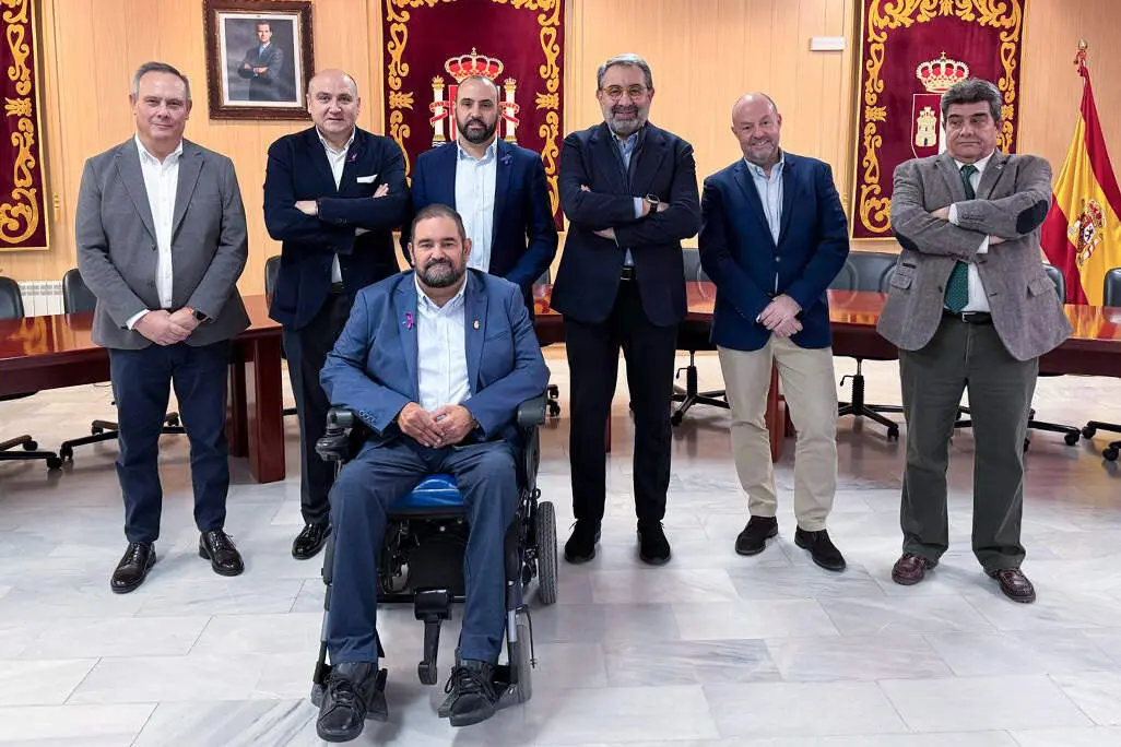 Responsables municipales, con representantes del SESCAM y de la Consejer&iacute;a de Sanidad