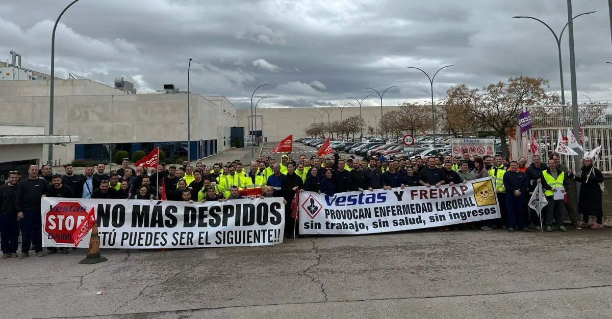 Concentraci&oacute;n en Vestas (archivo)