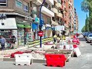 Obras del Paseo del Bosque en Puertollano