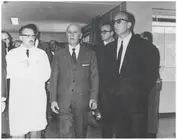 Franco inaugura la Residencia Sanitaria Nuestra Se&ntilde;ora de Alarcos. Ciudad Real 1966