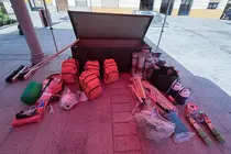 Detalle del equipamiento ERBE que llega a la asamblea local