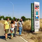 Gema Garc&iacute;a y Mari Pepa visitan junto a t&eacute;cnicos los nuevos paneles