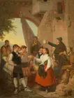 El presente. Fiesta mayor en Moncayo (Arag&oacute;n), la v&iacute;spera del santo patrono, 1866
