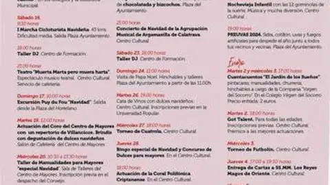 Pasqu&iacute;n con las actividades previstas