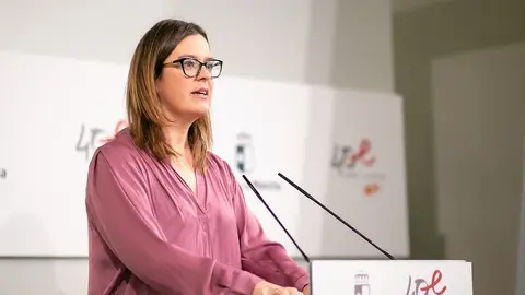 La consejera portavoz del Gobierno regional, Esther Padilla
