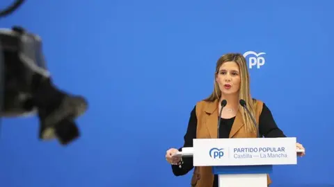 La secretaria general y portavoz parlamentaria del Partido Popular de Castilla-La Mancha, Carolina Agudo