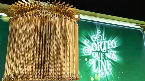 La bolas del Sorteo del Gordo de la Navidad