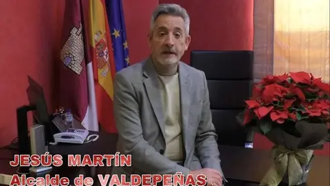 El alcalde de Valdepe&ntilde;as, Jes&uacute;s Mart&iacute;n