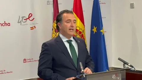 El presidente de Vox en las Cortes de Castilla-La Mancha, David Moreno