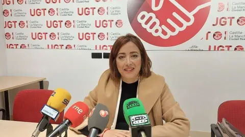 La secretaria general de UGT Ciudad Real, Alfonsi &Aacute;lvarez