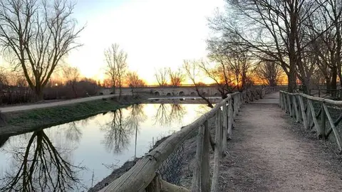 Imagen del r&iacute;o Gig&uuml;ela a su paso por Villarta