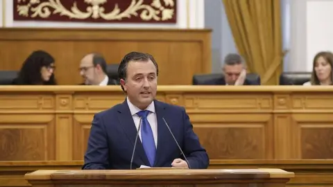 El presidente de Vox en las Cortes de Castilla-la Mancha, David Moreno
