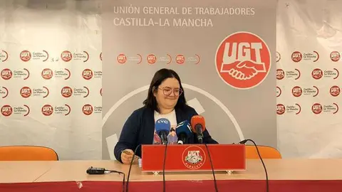 La secretaria general de UGT-FeSMC-CLM, Ana Gonz&aacute;lez
