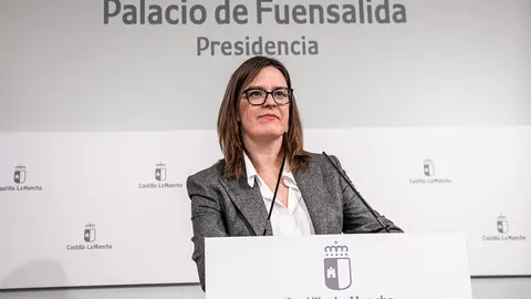 La consejera Portavoz del Gobierno de Castilla-La Mancha, Esther Padilla