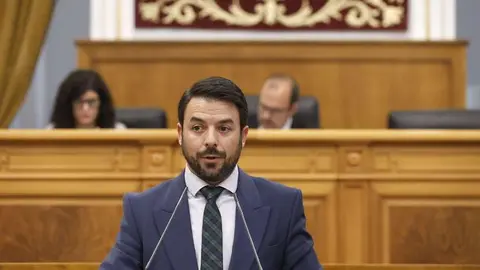 El portavoz de Vox en las Cortes regionales, Iv&aacute;n S&aacute;nchez
