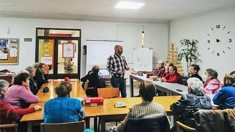 Un momento de la charla