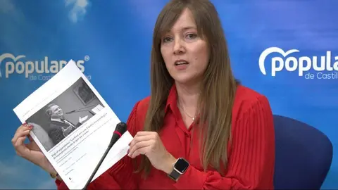 La secretaria de la mesa de las Cortes de Castilla-La Mancha y diputada regional del PP-CLM, Tania Andicoberry