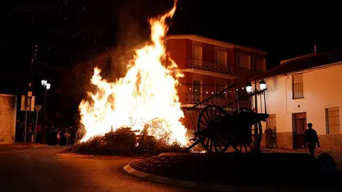 Candelaria, anoche, en el barrio de San Jos&eacute;